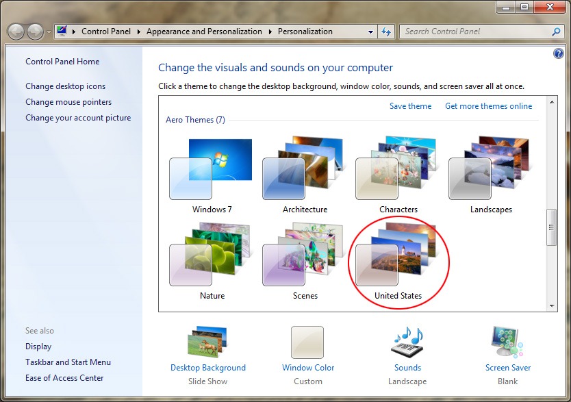 Personalization windows 7 download